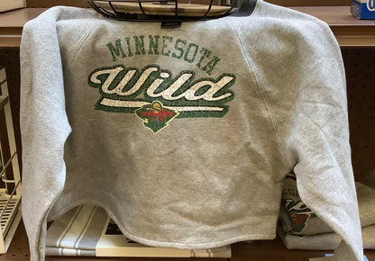 GIRLS SIZE. MINNESOTA WILD SWEATSHIRT