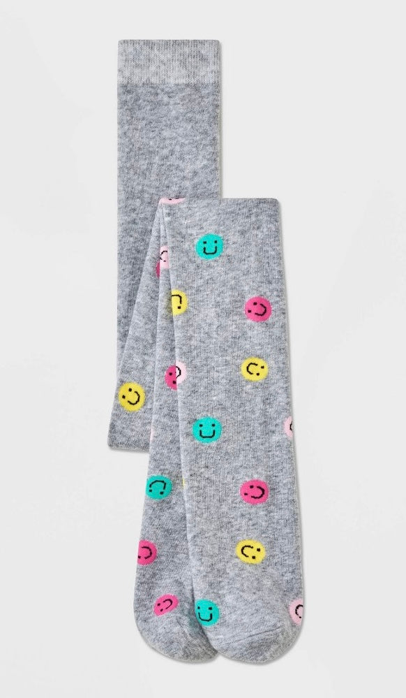 Girls' Cotton Smile Tights