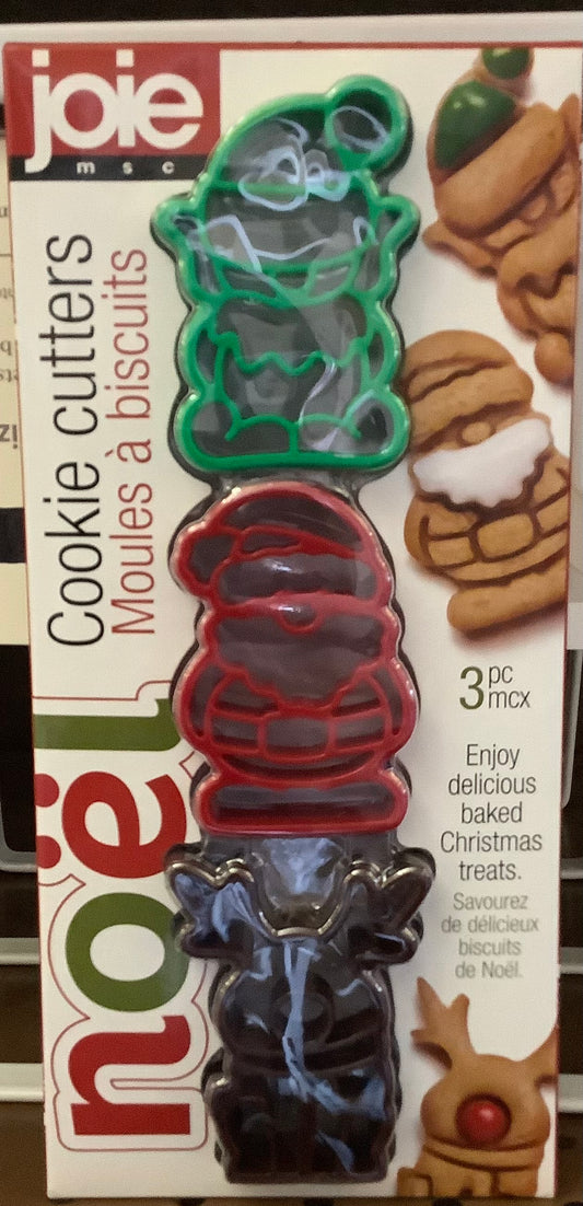 3-Pack Joie Holiday Cookie Cutters