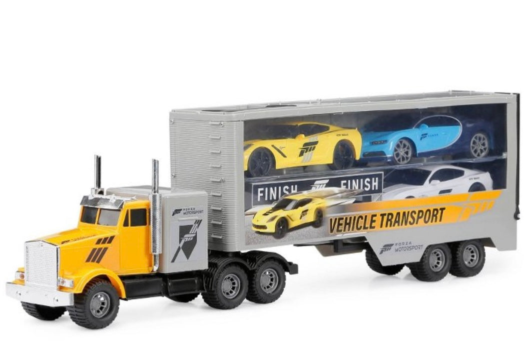 Pallet New Bright Forza Motorsport Hauler Set -
1:24 Scale - 72 pieces