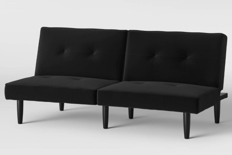 Futon Sofa Black  -Boxed