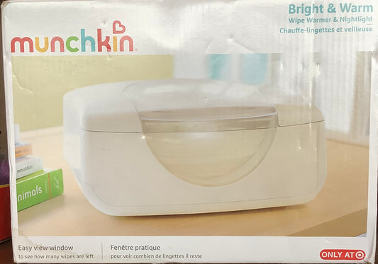 Munchkin Bright & Warm Wipe Warmer - White