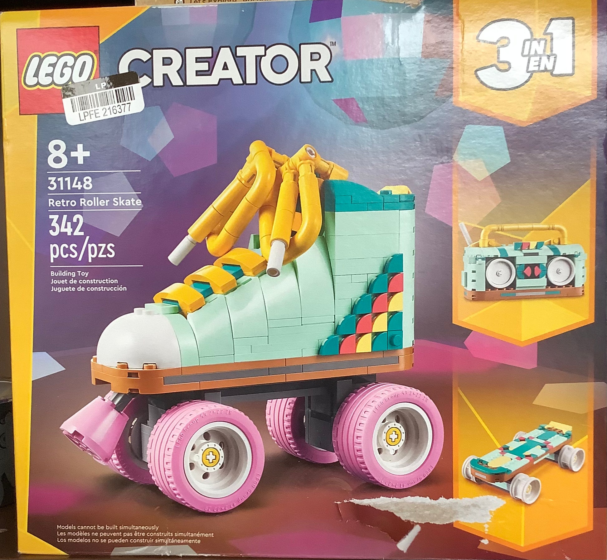 LEGO Creator 3 in 1 Retro Roller Skate Toy 31148 – Discount 70 Online