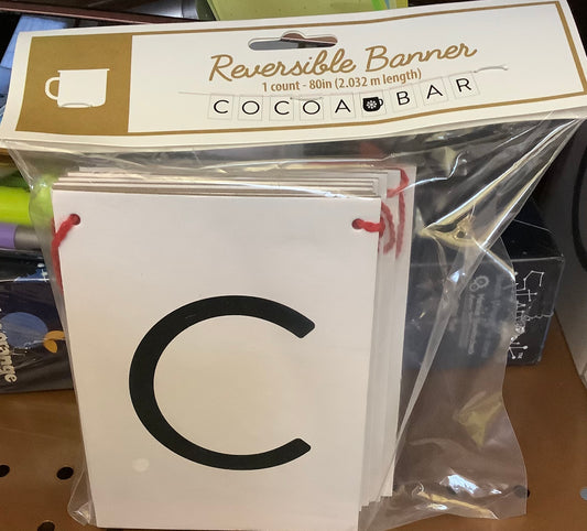 Reversible Banner COCOA BAR