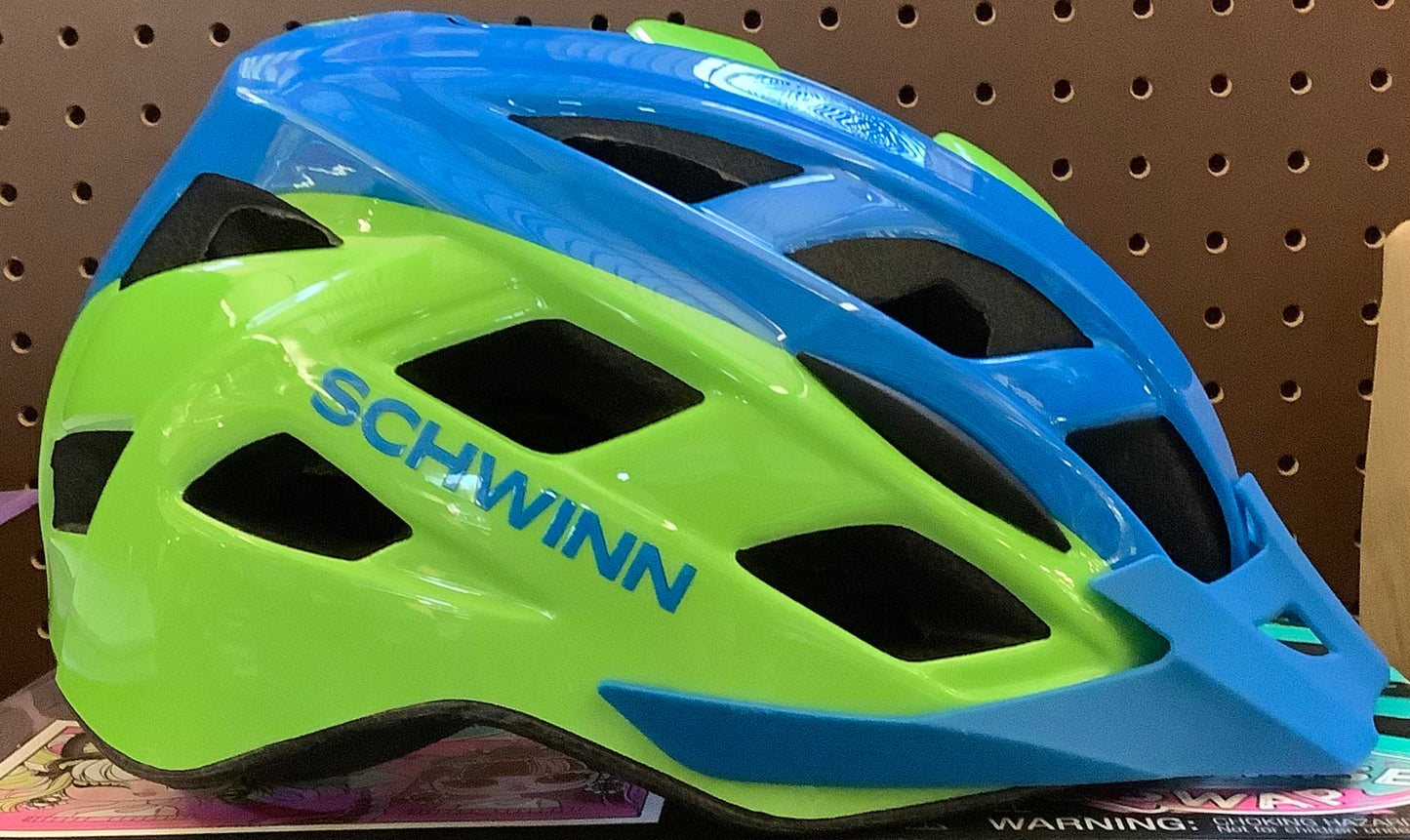 Schwinn Dash Kids' Helmet - Blue/Green