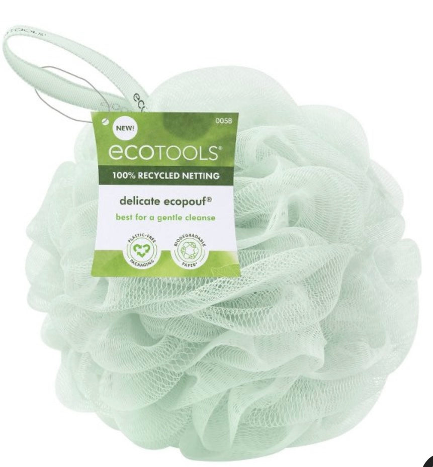 EcoTools Delicate EcoPouf Loofah - Green Fig