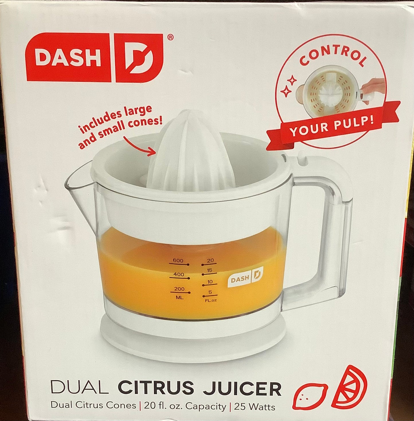 Dash Electric Dual Citrus Juicer - White