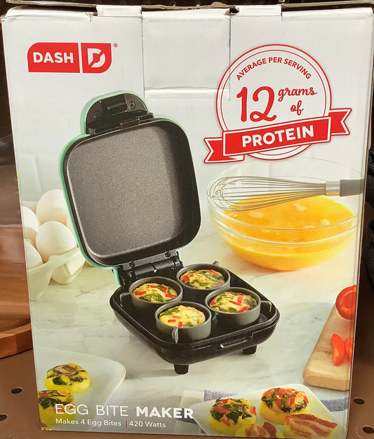 Dash Egg Bite Maker - Aqua SMALL BROKEN PIECE SEE PICTURE AS IS!