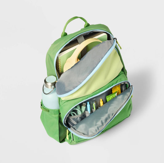 Basic 16" Backpack Green