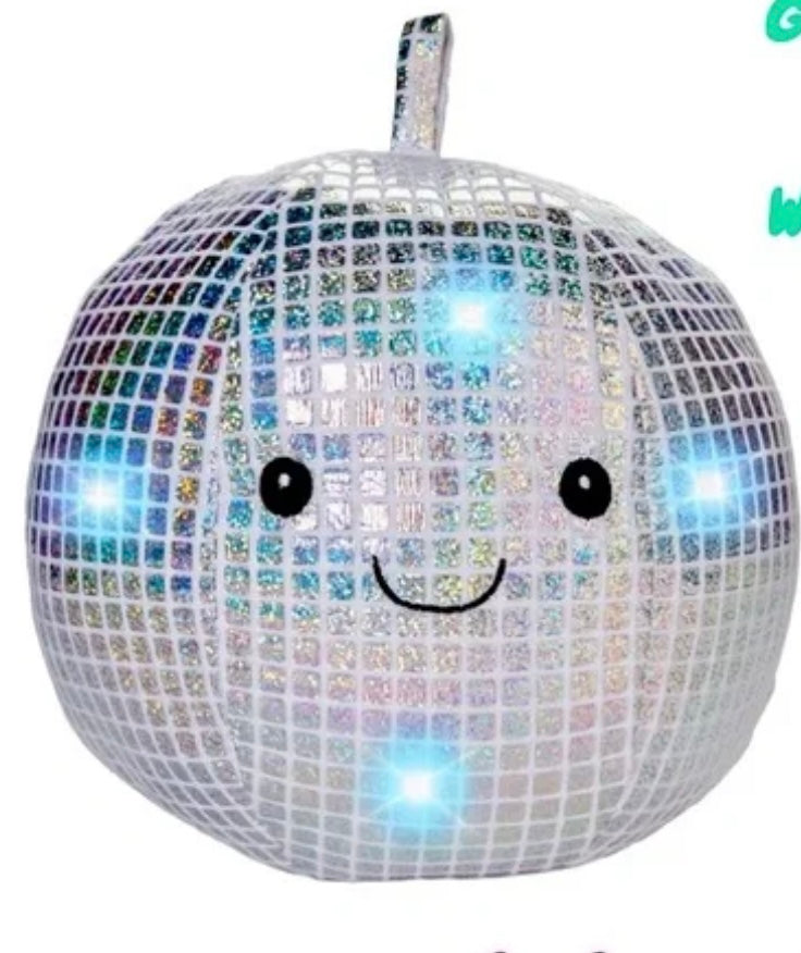 FAO Schwarz Glow Brights Plush with Lights and Sounds 9" Disco Ball