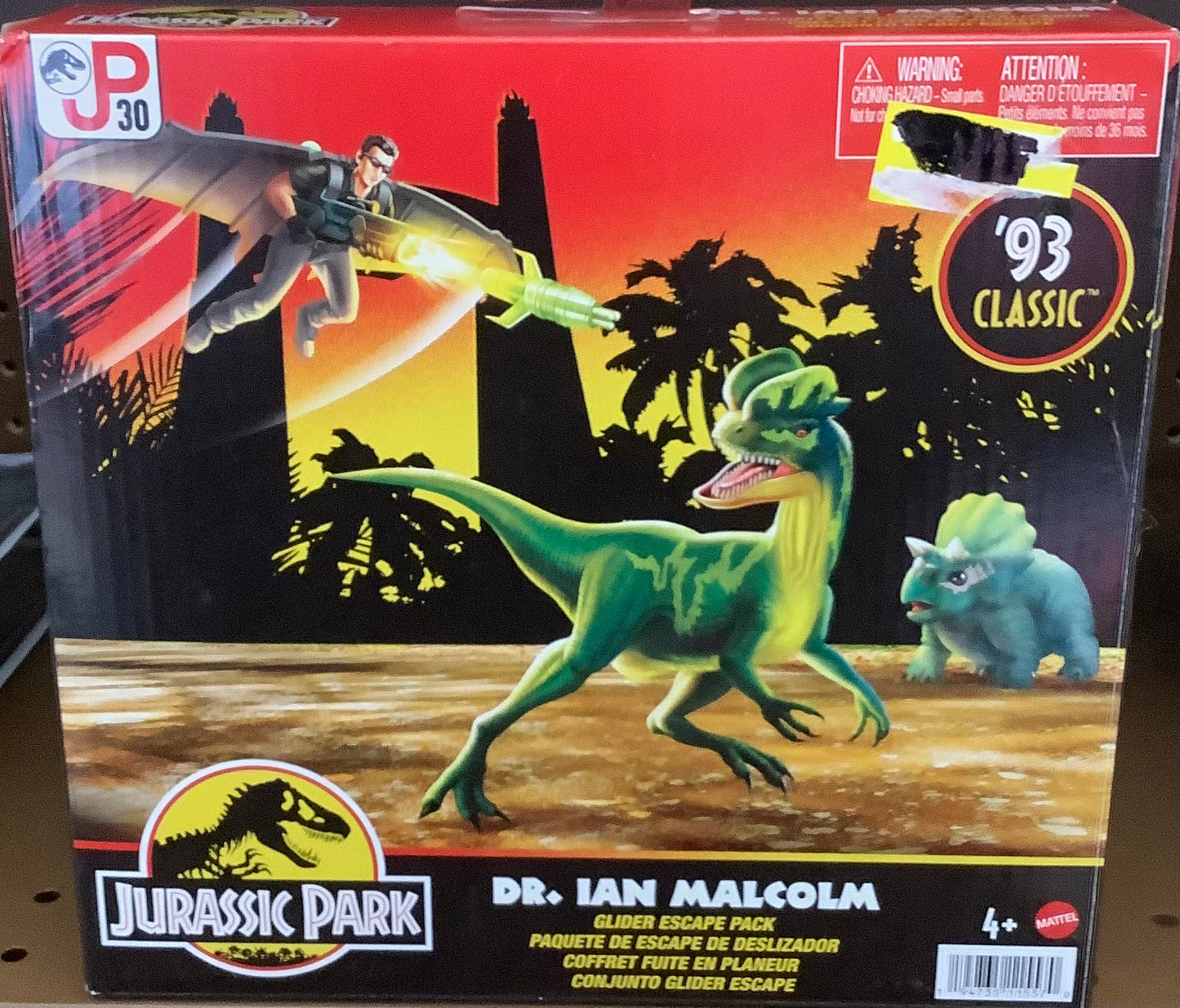 Jurassic Park Dr. lan Malcolm Glider Escape Pack