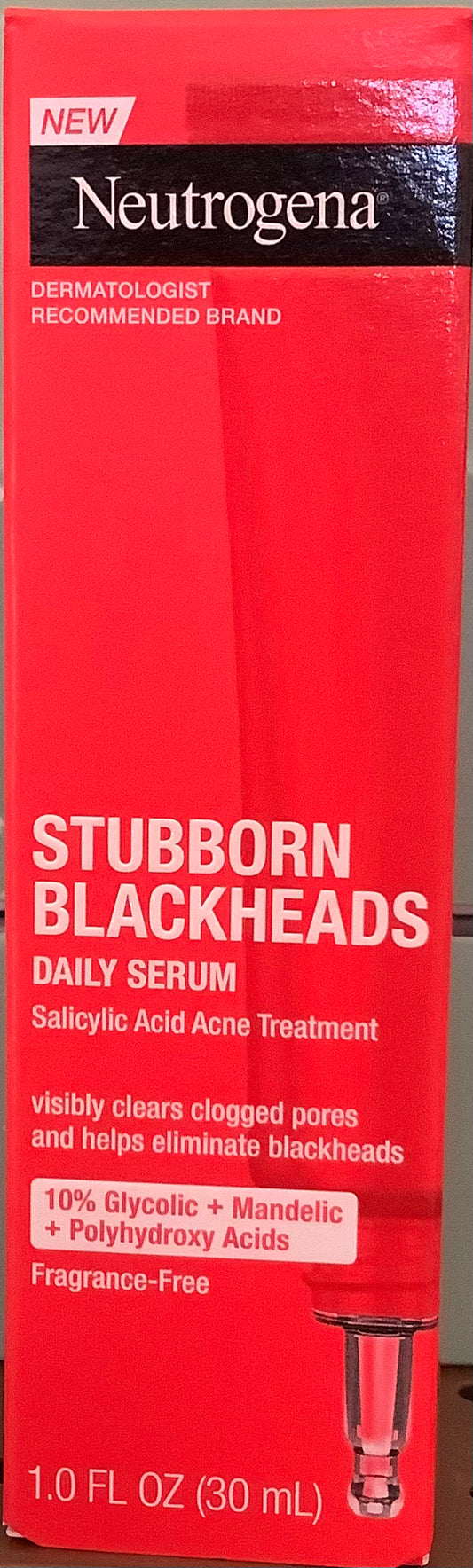 Stubborn Blackheads Daily
Acne Facial Serum 1.0 fl oz