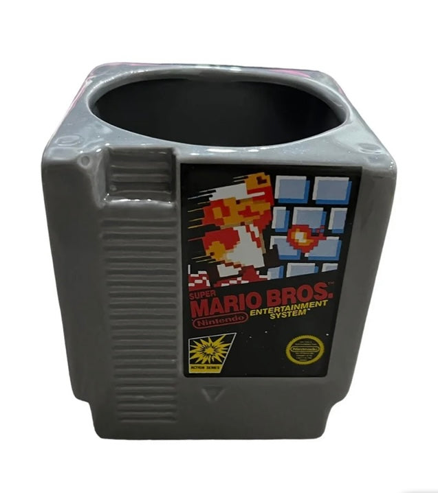 Nintendo Super Mario Bros. Game Cartridge: Pen and Plant Pot