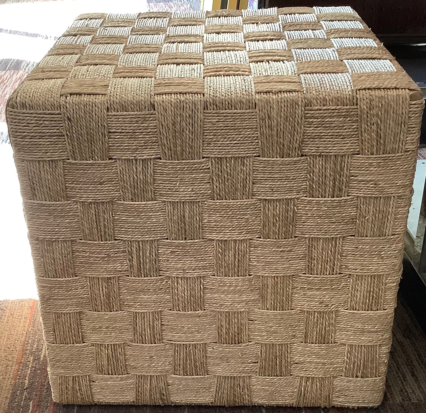 Lynwood Checkerboard Woven Cube