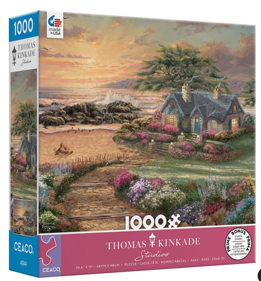 Ceaco Thomas Kinkade: Seaside Cottage Jigsaw Puzzle
- 1000рс