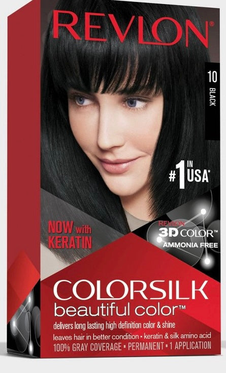 Revlon Colorsilk Beautiful Color Permanent Hair Color Long-Lasting Hig ...