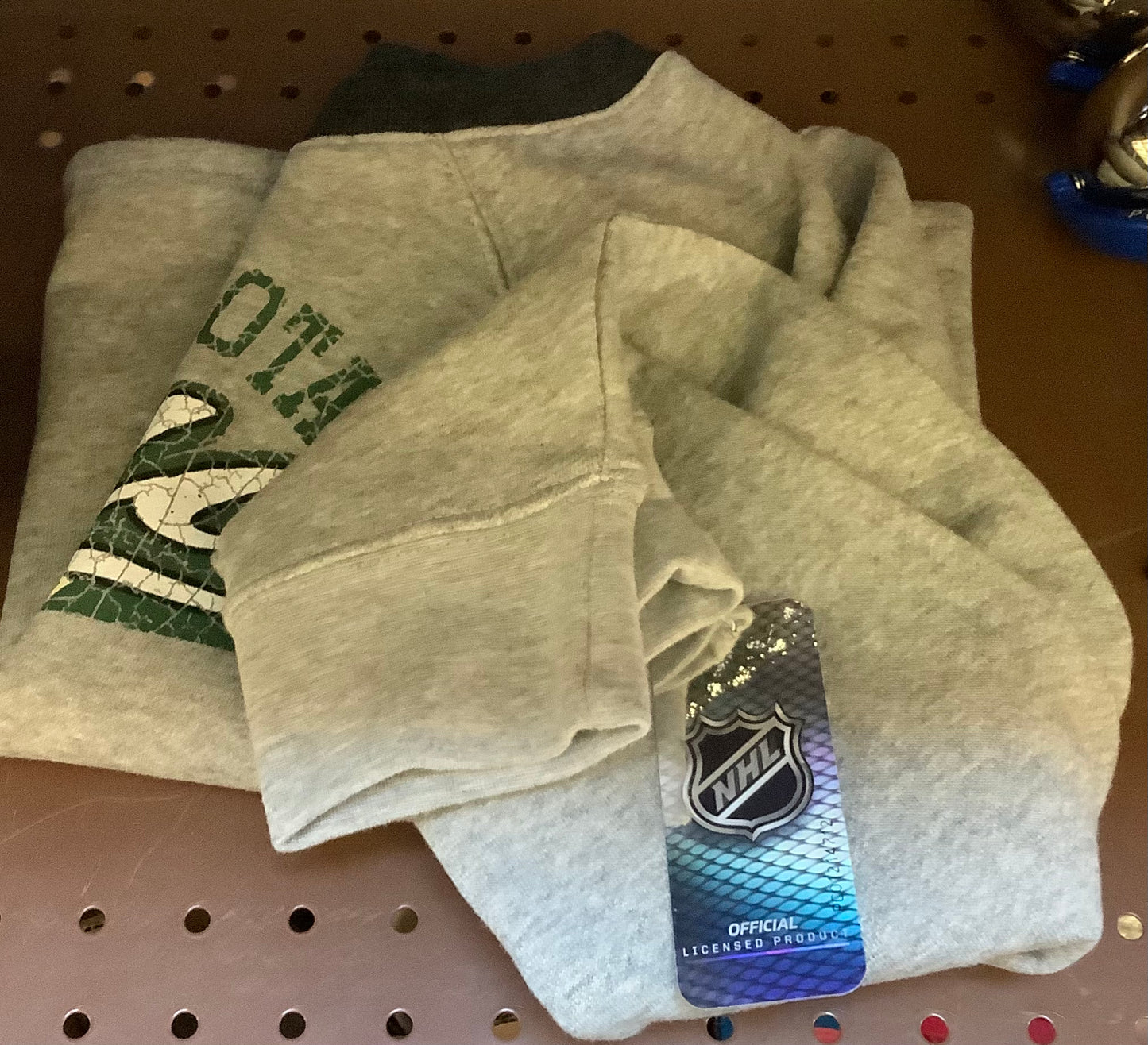 GIRLS SIZE. MINNESOTA WILD SWEATSHIRT