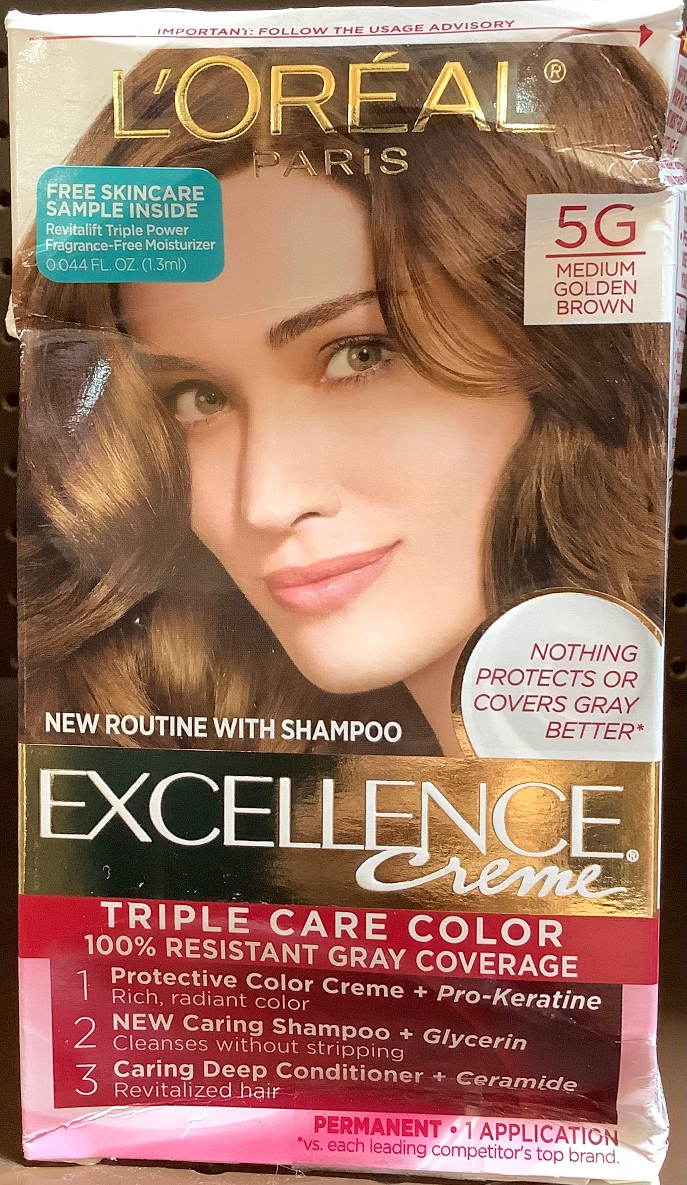 L'Oreal Paris Excellence Triple Protection Permanent Hair
Color - 6.3 fl oz