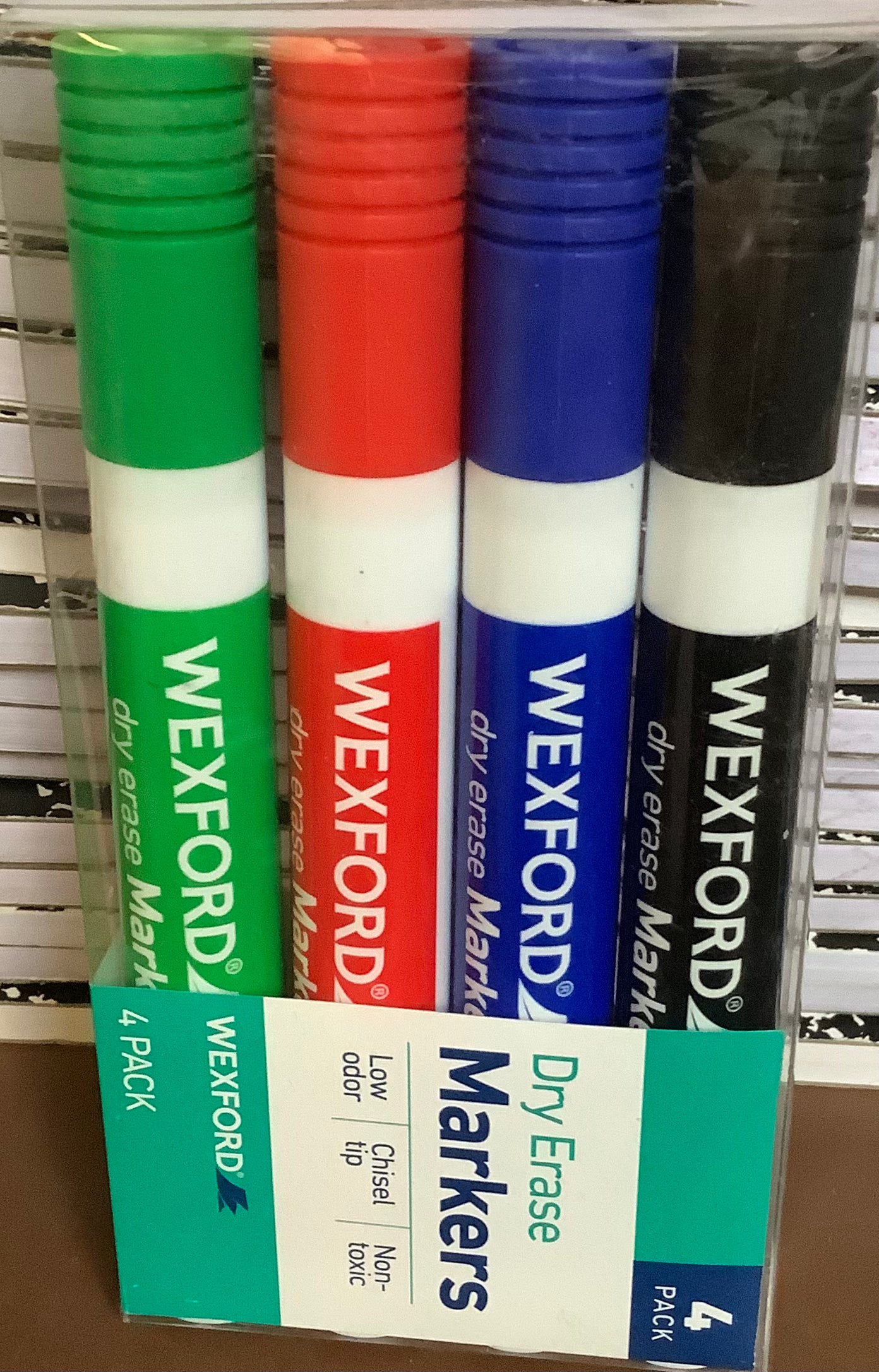 Wexford Dry Erase Markers - 4.0 ea