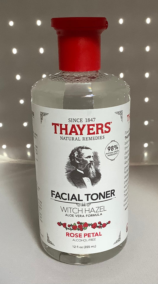 Thayers Natural Remedies Witch Hazel Alcohol Free Toner with Rose Petal - 12 fl oz