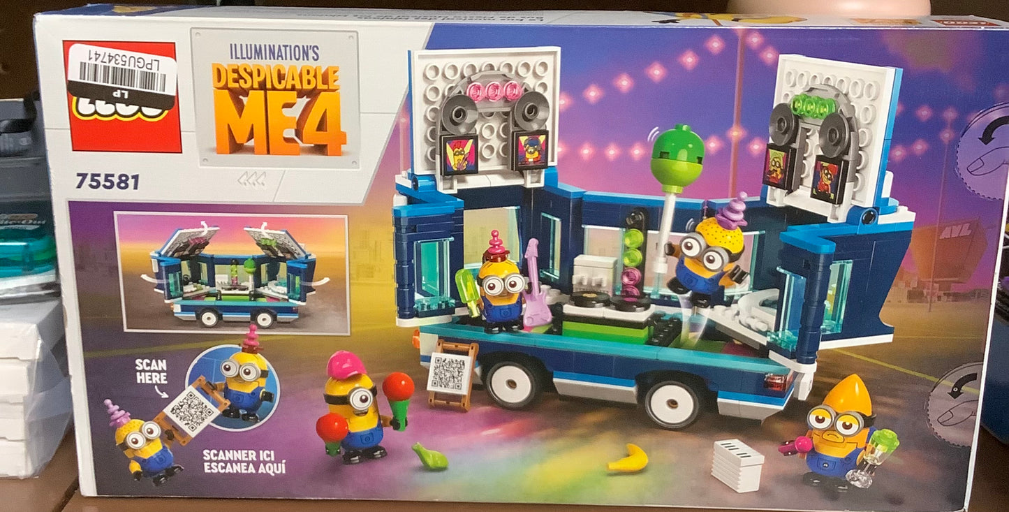 Lego Despicable Me 4 Minions' Music Party Bus 75581 – Discount 70 Online