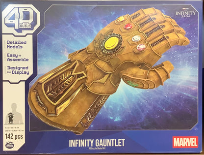 4D BUILD - Marvel Infinity Gauntlet Model Kit Puzzle 142pc