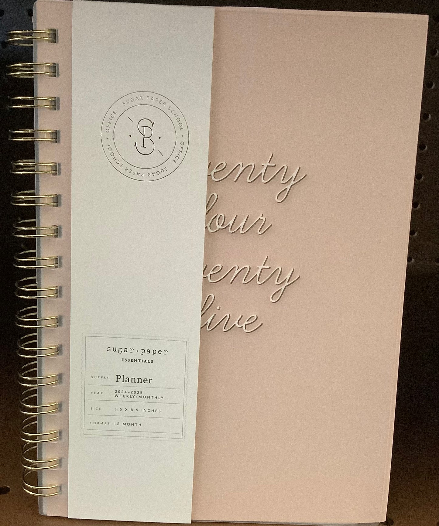 Sugar Paper 24/25 Spiral Planner & Calendar