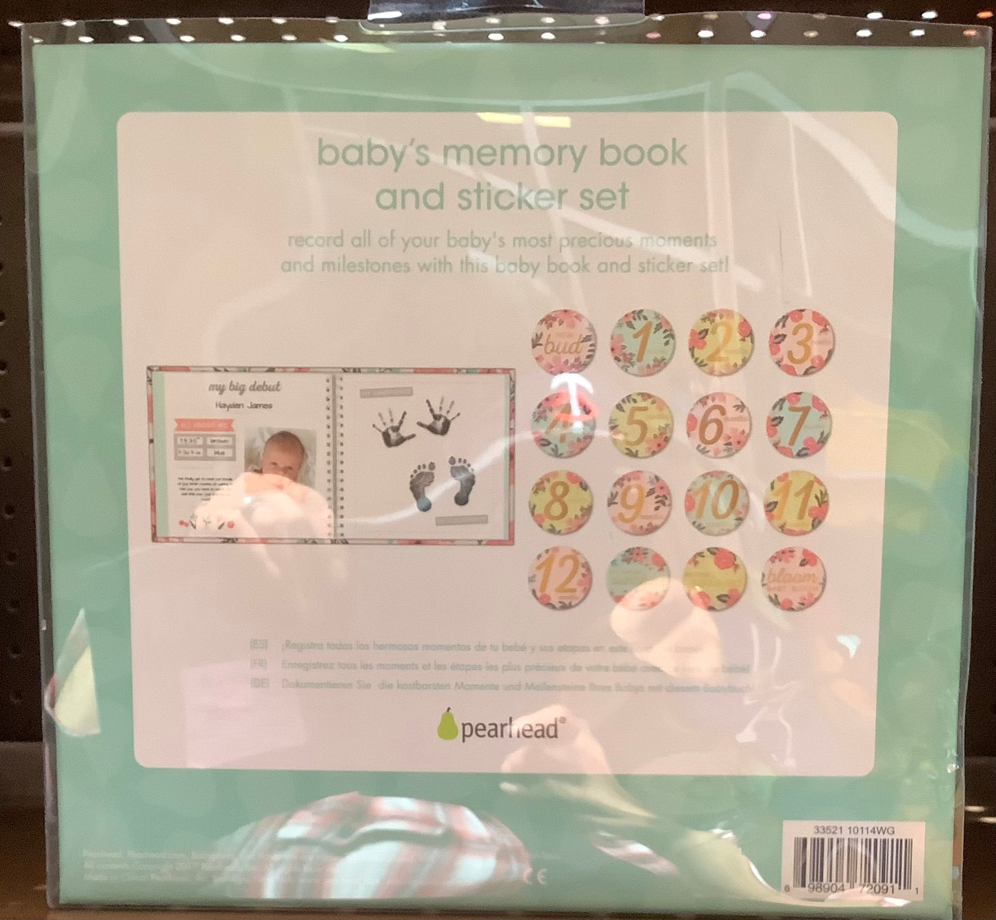 Pearhead Baby Memory Book and Baby Belly Sticker Set
Floral Photo and Scrapbook Albums