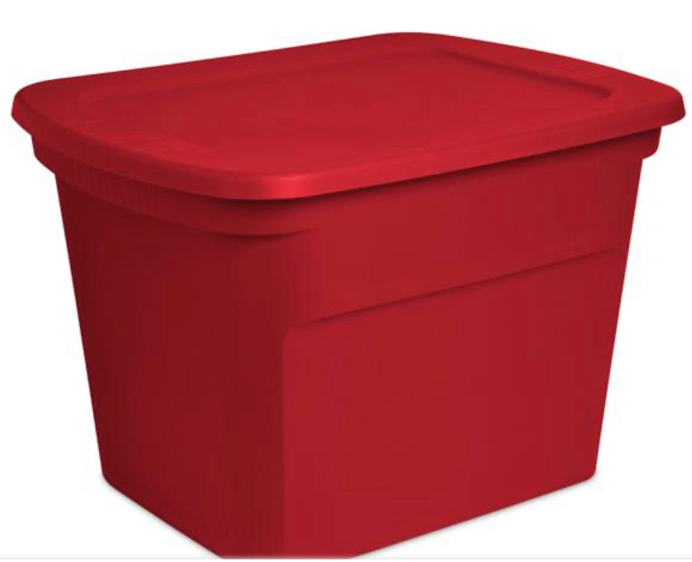 Set of 8 Sterilite 18 Gallon Totes Box Plastic with lid, RED – Discount ...