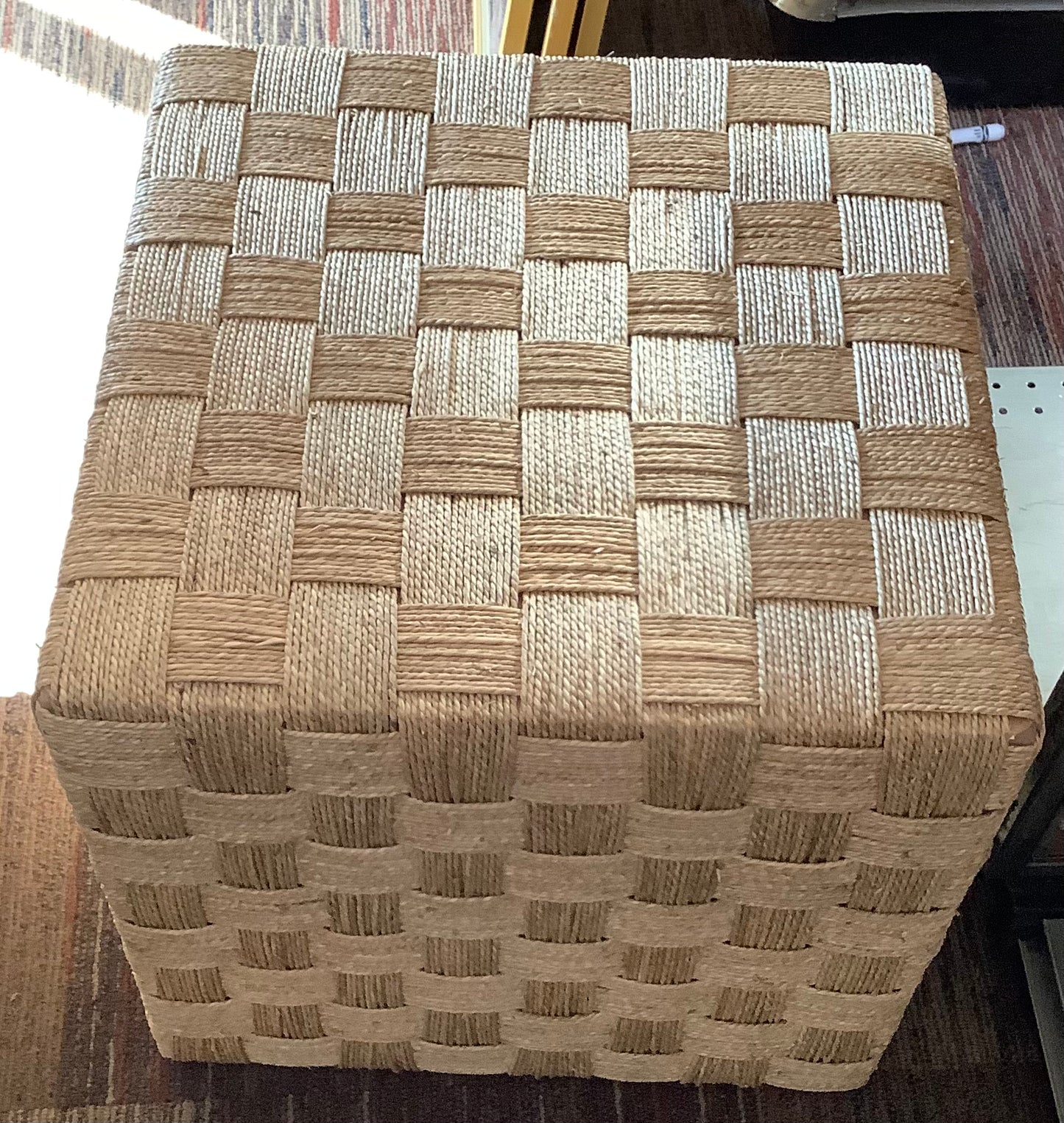 Lynwood Checkerboard Woven Cube