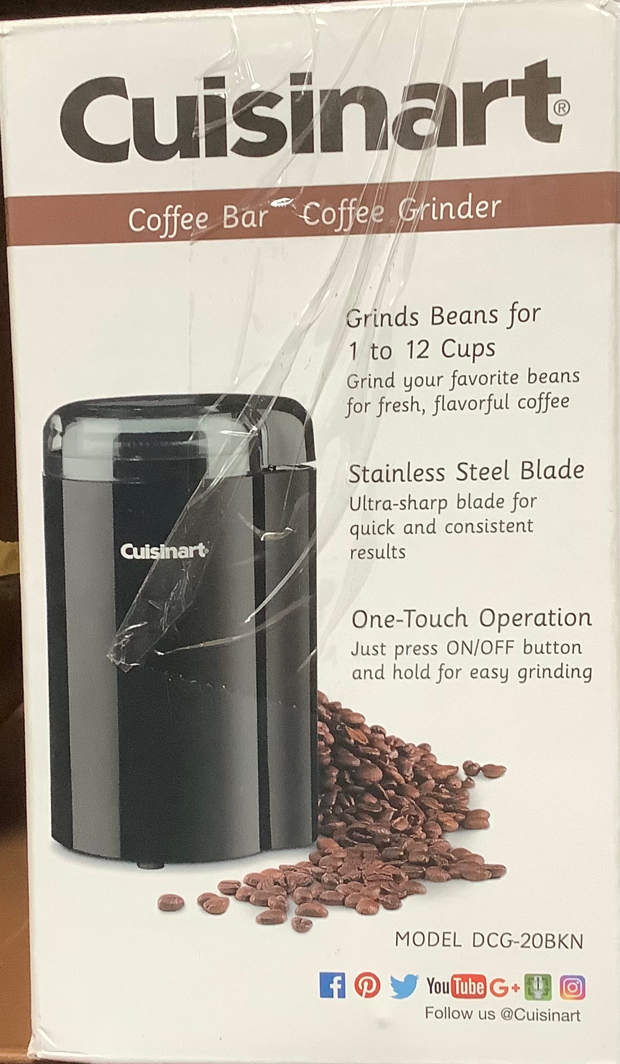 Cuisinart Electric Coffee Grinder - Black