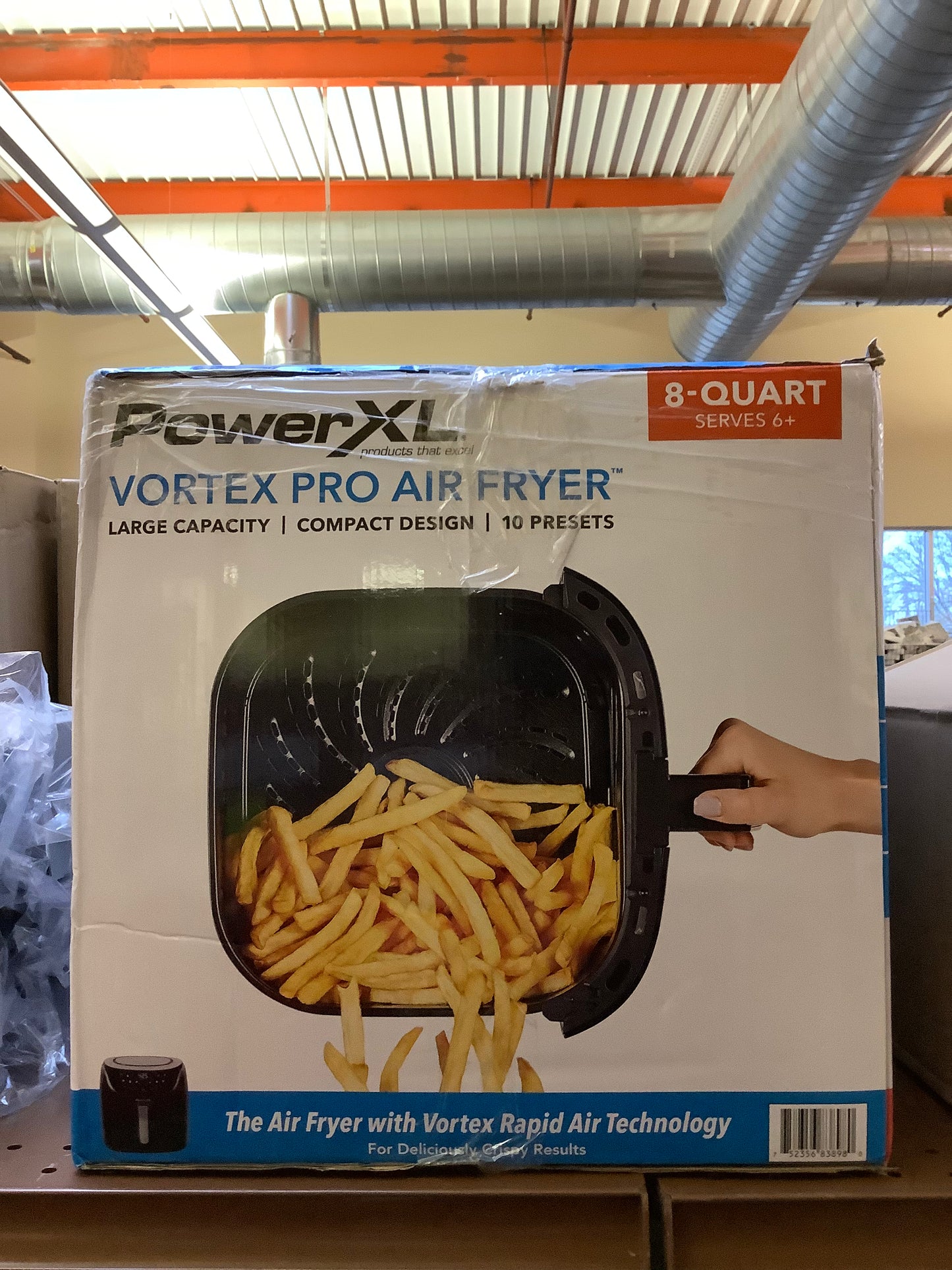 PowerXL Vortex Pro Air Fryer 8qt - Black